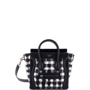 Celine Luggage Bag Printed Jacquard And #210799C19B